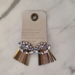 Anthropologie Gold and Silver Earrings